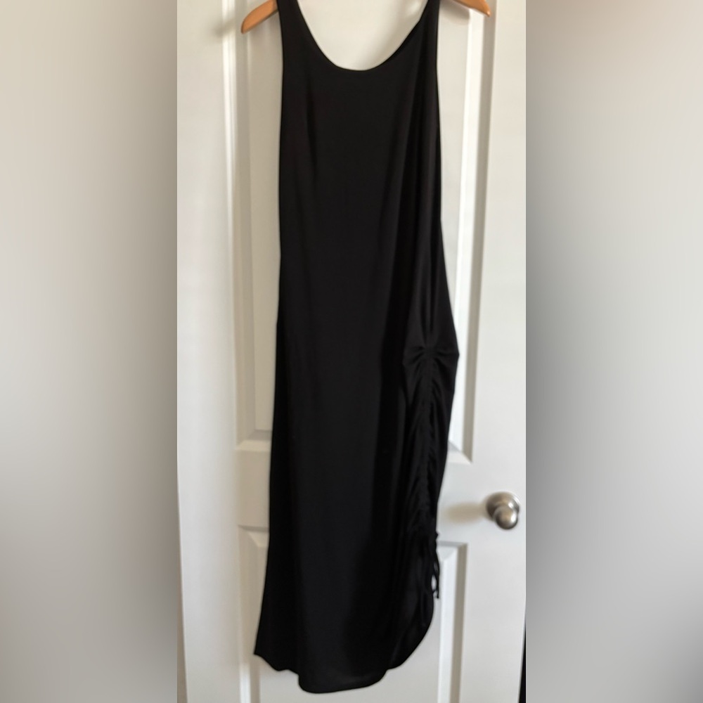 Soma‎ Black Maxi dress With Scrunch Side Small